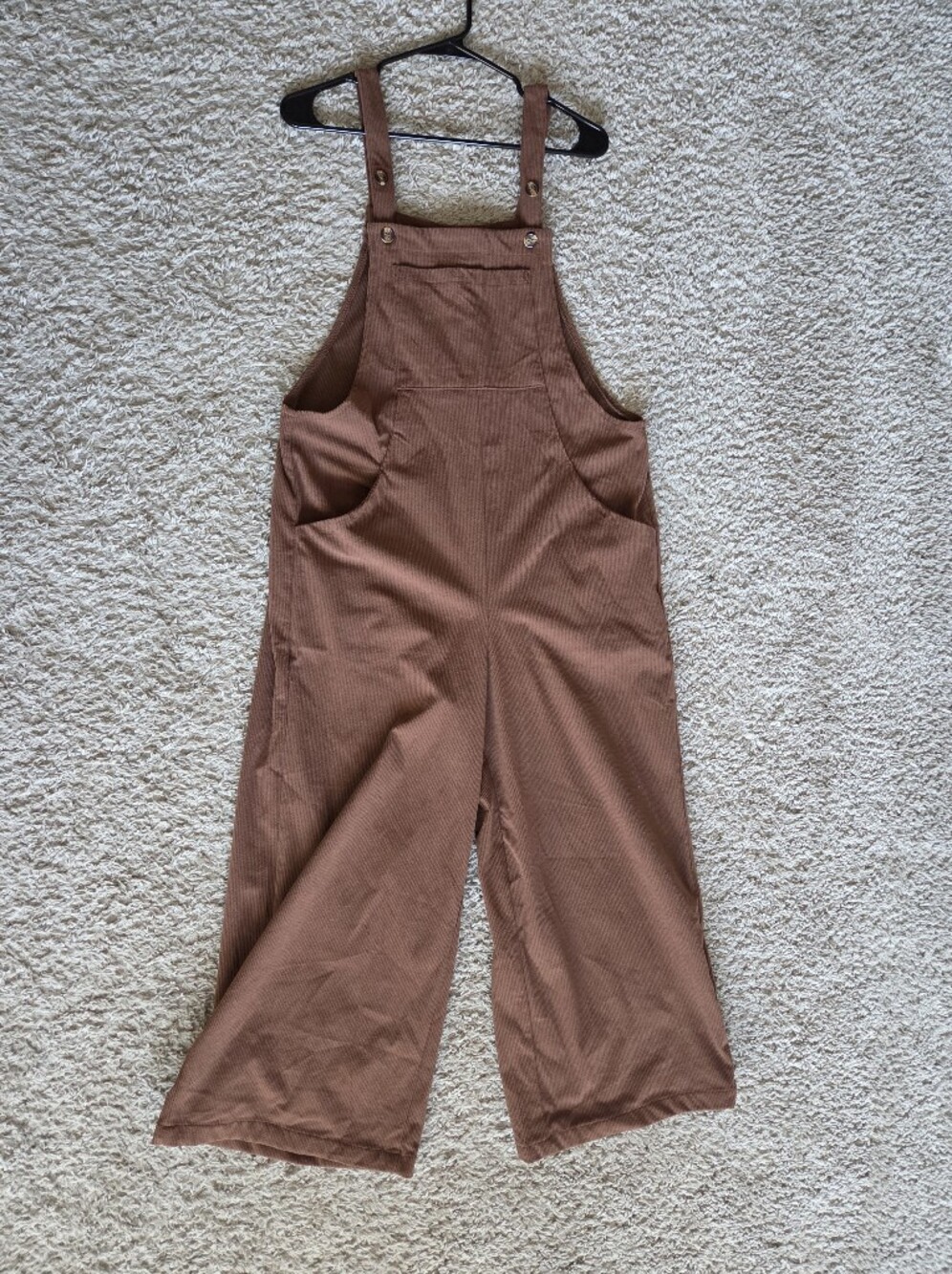 Sleeveless Wide-Leg Jumpsuit in Brown